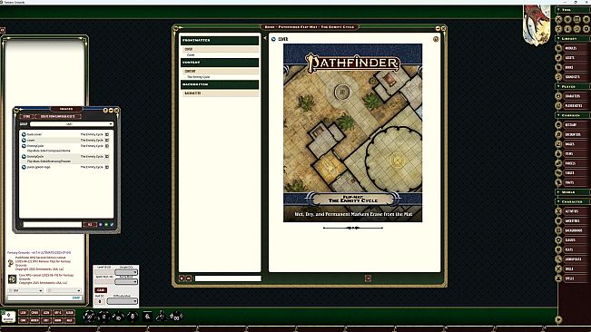 Fantasy Grounds - Pathfinder RPG - Flip-Mat: The Enmity Cycle