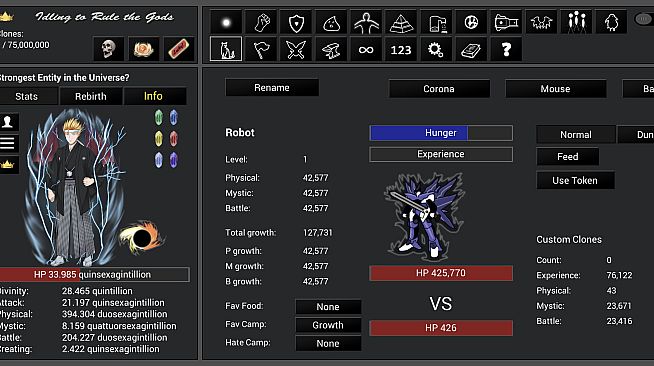 Idling to Rule the Gods