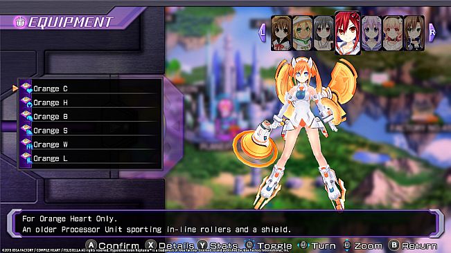 Hyperdimension Neptunia Re;Birth1 Uzume Battle Entry