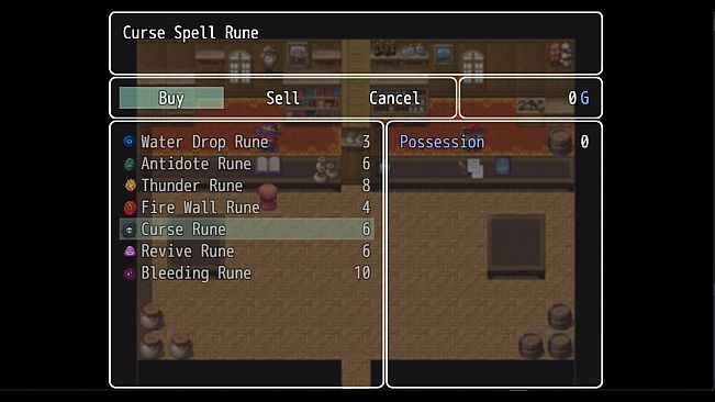 RPG Maker MV - MAGIC RUNES ICONSET PACK