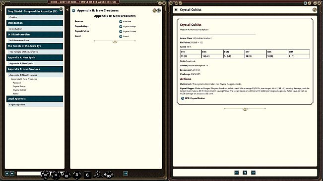 Fantasy Grounds - The Grey Citadel - Temple of the Azure Eye