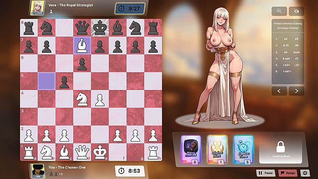 Check-Mate: Strategy Meets Seduction