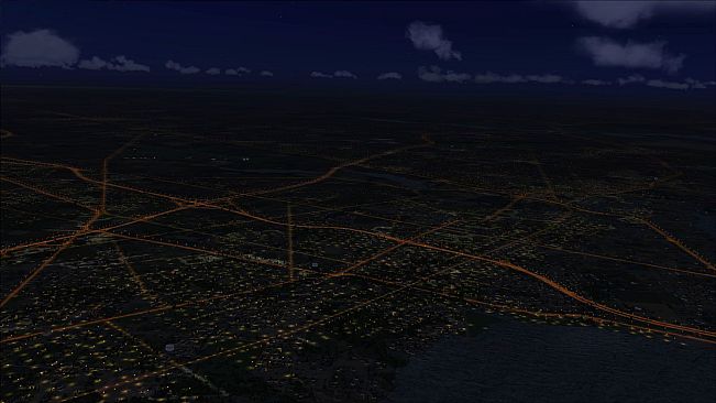 FSX Steam Edition - Night Environment: New Jersey Add-On