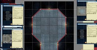 Fantasy Grounds - Starfinder Flip-Tiles - Space Station Docking Bay Expansion