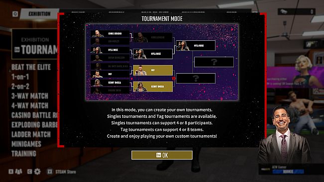 AEW: Fight Forever - Rated Gold Superstar Pack