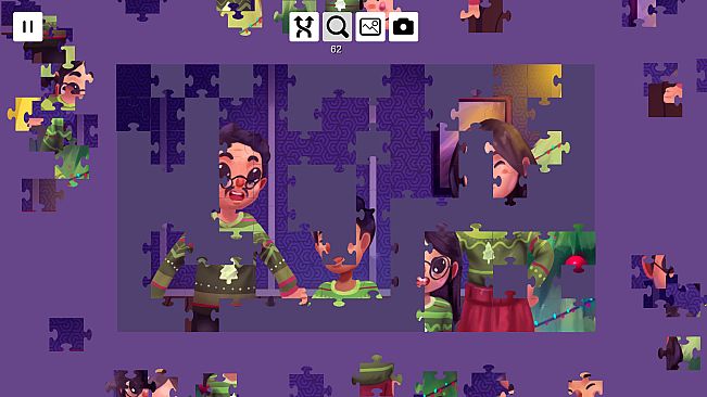 Christmas With My Family - Jigsaw Puzzle