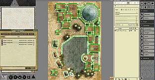 Fantasy Grounds - Pathfinder RPG - Pathfinder Flip-Mat - Bigger Village