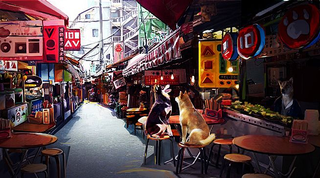 Autumn with the Shiba Inu