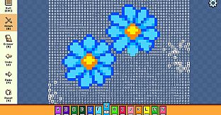 Pixel Cross Stitch - Flowers and Butterflies Pack 3