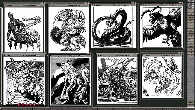 Fantasy Grounds - MC11 Monstrous Compendium Forgotten Realms Appendix (2E)