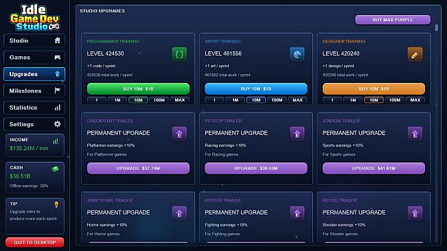 Idle Game Dev Studio
