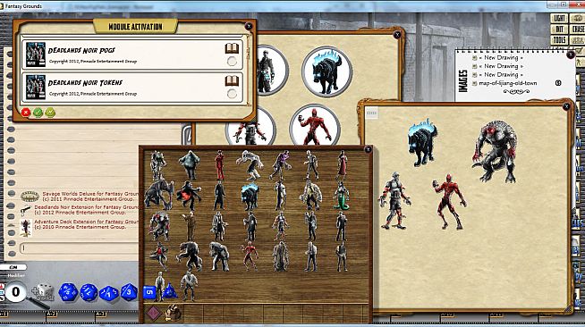 Fantasy Grounds - Deadlands Noir - Figure Flats (Token Pack)