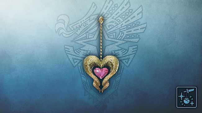 Monster Hunter World: Iceborne - Pendant: Rosegem Kulve Heart