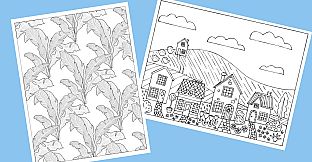 Plant Therapy Coloring Book