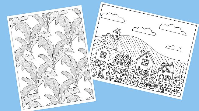 Plant Therapy Coloring Book