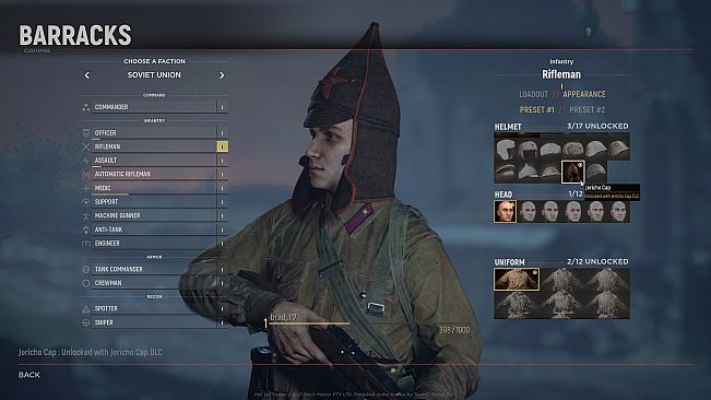 Hell Let Loose - Jericho Cap