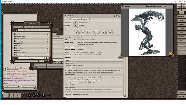 Fantasy Grounds - Scarred Lands Creature Collection