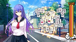 Pretty Girls Mahjong Solitaire - Blue