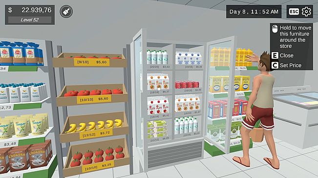 Supermarket Life Simulator