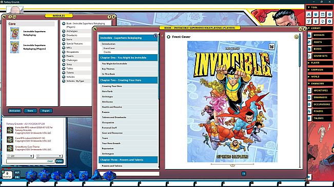 Fantasy Grounds - Invincible Superhero Roleplaying Core Ruleset
