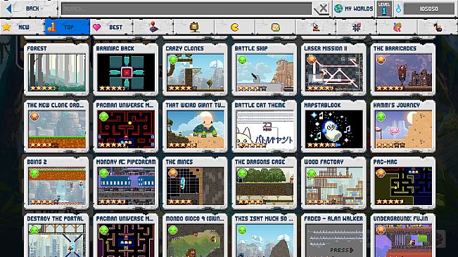 The Sandbox Evolution - Craft a 2D Pixel Universe!