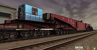Trainz Plus DLC - China D38 Schnabel Car - Red