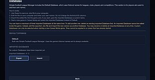 Simple Football League Manager