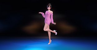 Angel Legion-DLC  Off-Shoulder Sweater (Purple)