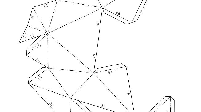 TAURONOS - Minotaur Paper Mask Pattern