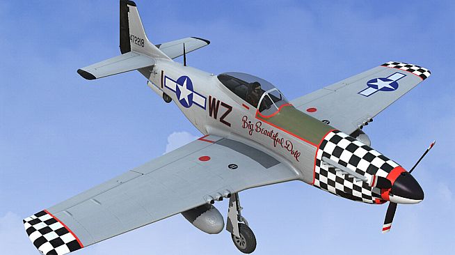 RealFlight Evolution - E-flite P-51D Mustang 1.5m Big Beautiful Doll