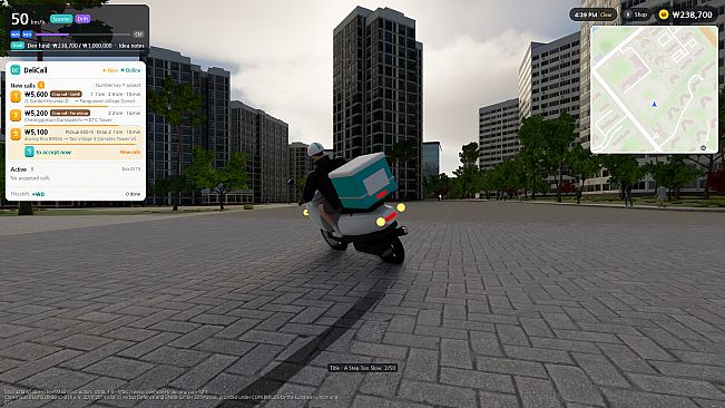 Delivery Simulator: Pangyo Station