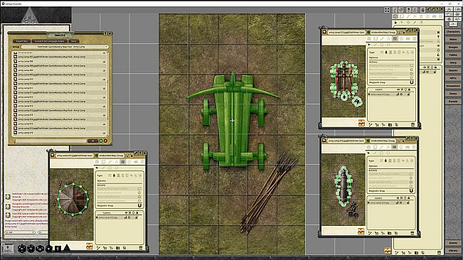 Fantasy Grounds - Pathfinder RPG - GameMastery Map Pack: Army Camp