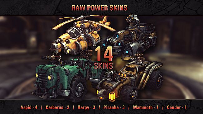 Badland Bandits - Raw Power Skins