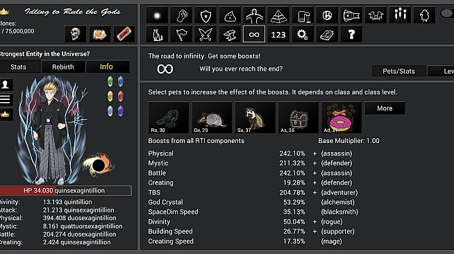 Idling to Rule the Gods