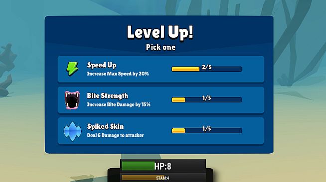 Fish Survivor : Feed and Grow and Evolve