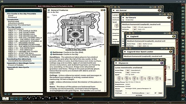 Fantasy Grounds - Fifth Edition Fantasy #10 The Castle in the Sky