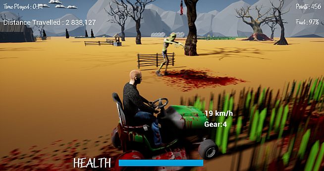 Lawnmower Game: Zombies