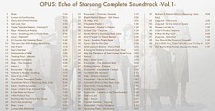 OPUS: Echo of Starsong Complete Soundtrack -Vol.1-