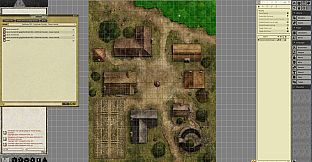 Fantasy Grounds - Pathfinder RPG - Pathfinder Flip-Mat - Classic Hamlet