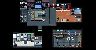 RPG Maker MZ - Winlu Cyberpunk Tileset - Interior
