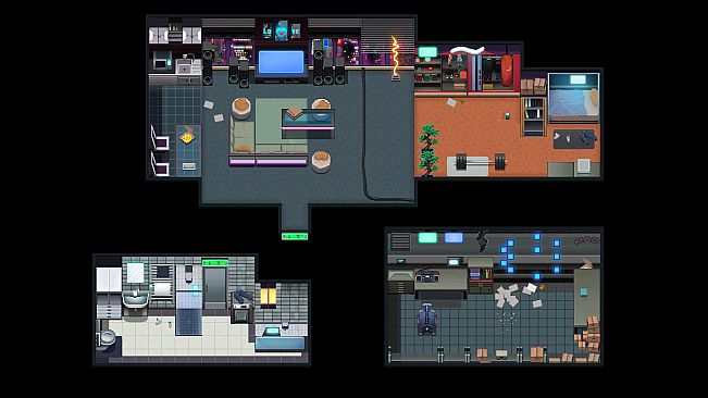RPG Maker MZ - Winlu Cyberpunk Tileset - Interior