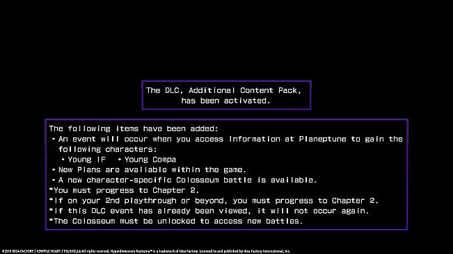 Hyperdimension Neptunia Re;Birth2 Babysitter's Club