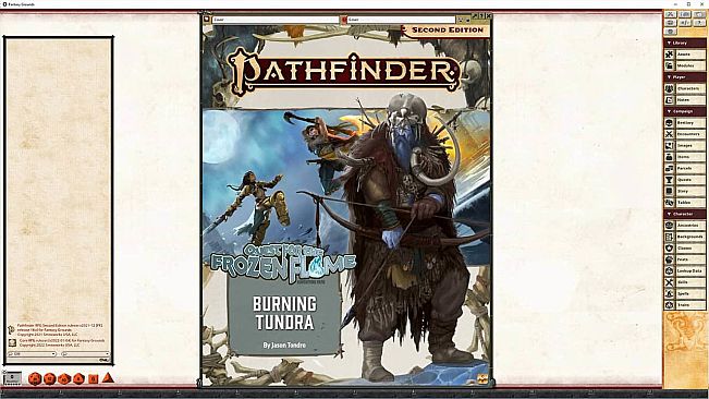 Fantasy Grounds - Pathfinder 2 RPG - Quest for the Frozen Flame AP 3: Burning Tundra