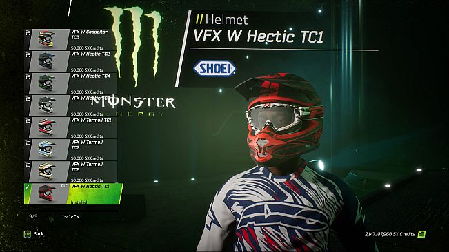 Monster Energy Supercross - Bluefire Custom Rider Pack