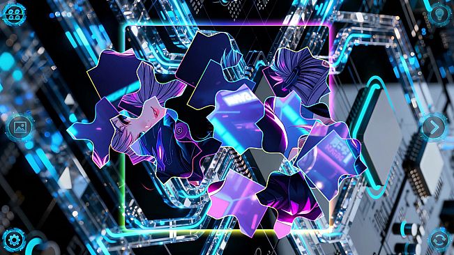 NEONOVA Puzzle: Blue