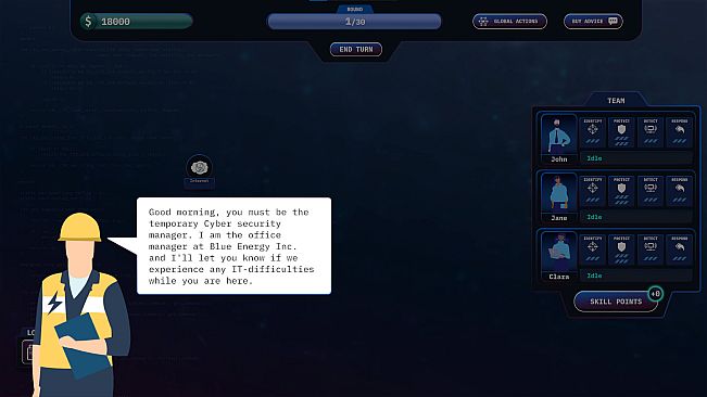 RxB - Cyber security management game