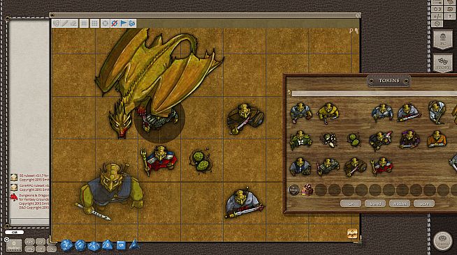 Fantasy Grounds - Bronze Dragons (Token Pack)