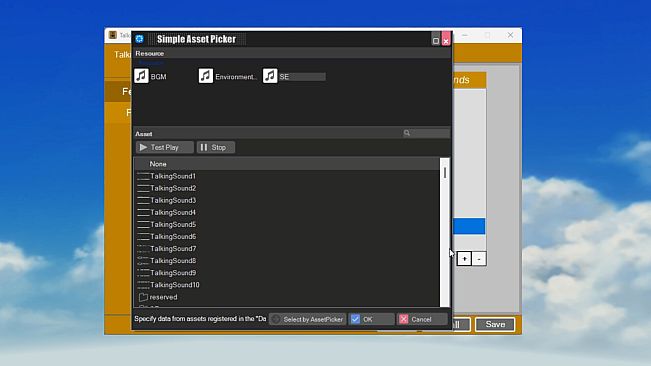 RPG Developer Bakin Talking Sounds