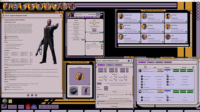 Fantasy Grounds - Star Trek Adventures: Deep Space Nine Player Characters
