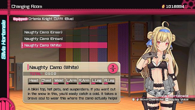 Bullet Girls Phantasia - Costume Set: Naughty Camos